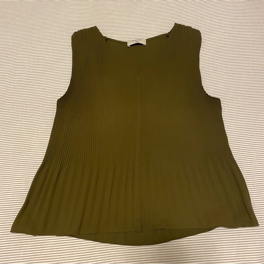 Babaton green blouse